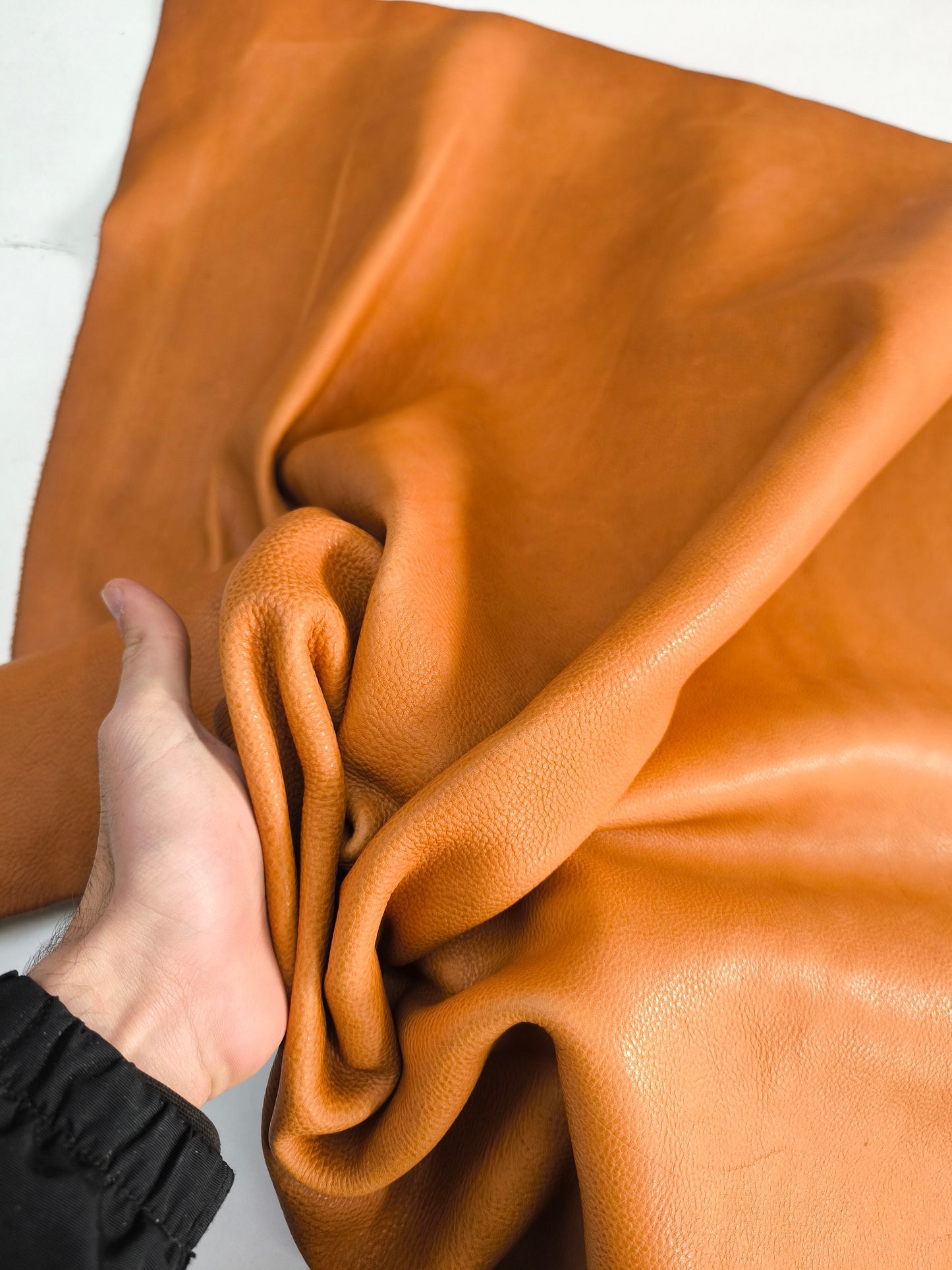 Full vegetable soft  cow leather, Genuine cowhide leather veg tanned thickness 1,5mm( 3,5 oz)