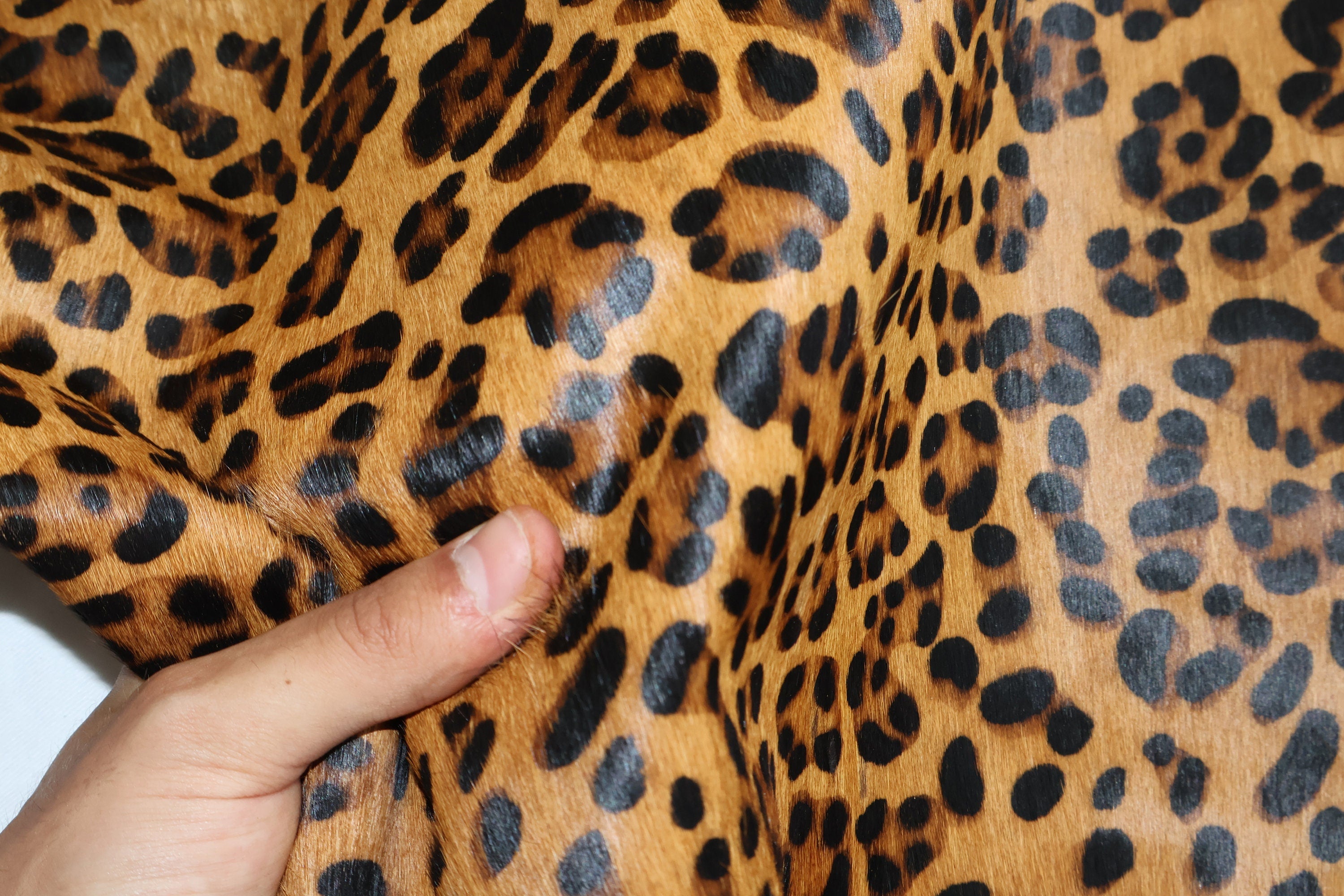 27 Sq Ft Leopard Pattern outlets Leather Hide