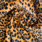 Hair on hide cowhide rug leopard print, genuine cow leather pony skin with the nap, thickness 1,2mm (3 oz)