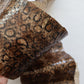 Genuine snake leather hide, thin and glossy, thickness 0,3mm(1 oz)