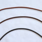 Leather laces, Squared leather shoe laces, Leather cords thick and strong, Length 130cm(51") width 3 mm(6 oz) thick 3mm(6 oz)