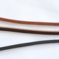 Leather laces, Squared leather shoe laces, Leather cords thick and strong, Length 130cm(51") width 3 mm(6 oz) thick 3mm(6 oz)