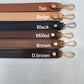 Leather Bag Handle - Genuine Leather Shoulder Strap, Durable & Stylish Replacement Handles for Bags  66cm//26" Length