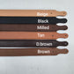 Leather Bag Handle - Genuine Leather Shoulder Strap, Durable & Stylish Replacement Handles for Bags  59cm/23" Length