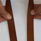 Leather Bag Handles - Genuine Leather Shoulder Straps, Durable & Stylish Replacement Handles for Bags  59cm/23" Length