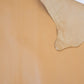 Sheep genuine leather col. Beige, lambskin nappa leather hide for crafts, thick. 1,0mm (2 1/2oz)