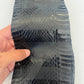 Genuine snake leather hide color black, real snakeskin leather for crafts of thickness 0,3mm(1 oz)