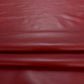 Cow leather col. dark red, Genuine cowhide skin soft and natural leather for crafts, thickness 1,3mm (3 oz)