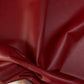 Cow leather col. dark red, Genuine cowhide skin soft and natural leather for crafts, thickness 1,3mm (3 oz)