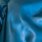Sheep leather color Azure Blue, soft nappa lambskin genuine leather for crafts, thick. 1,0mm (2 1/2oz)