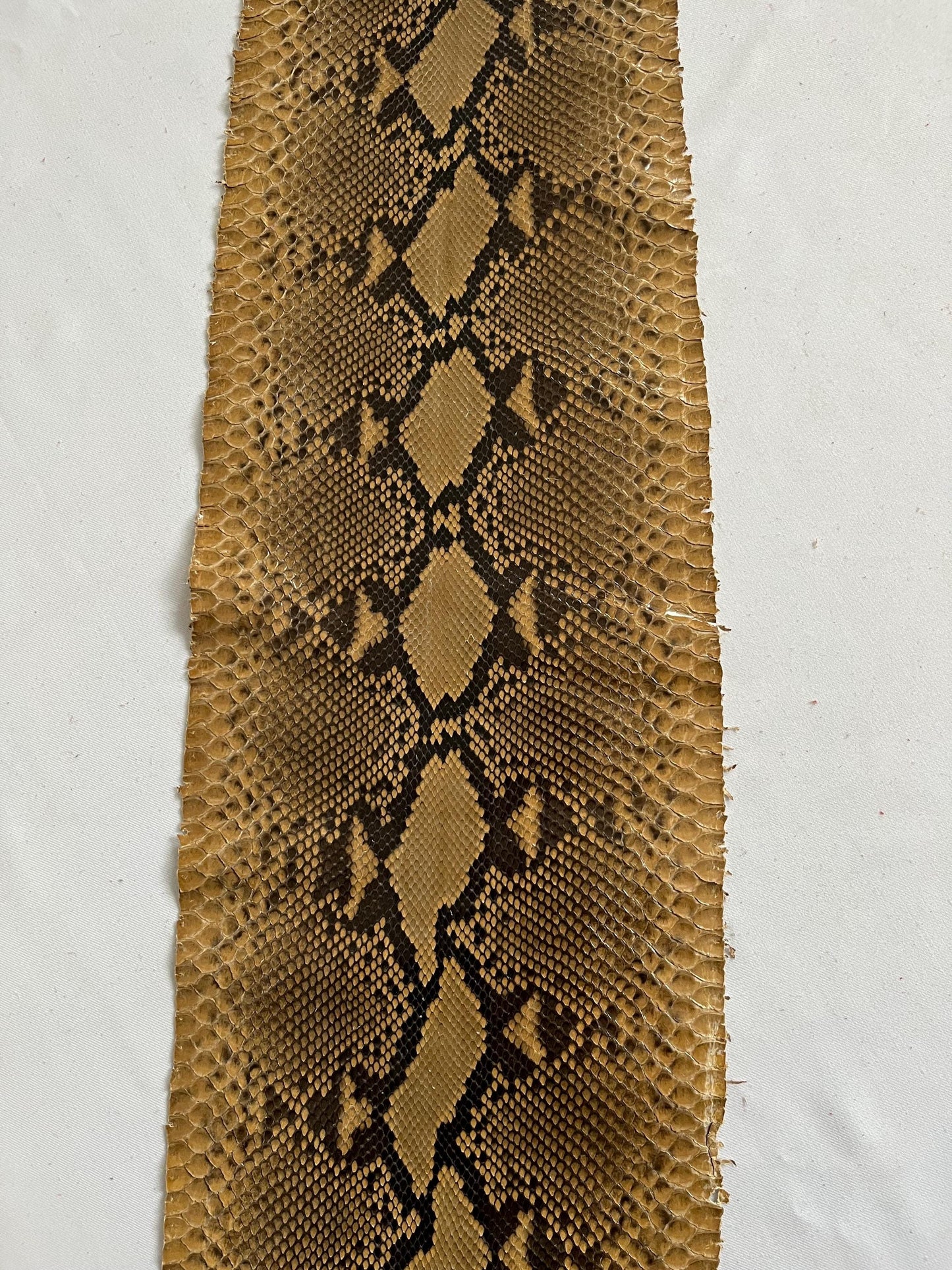 Real snake leather, genuine snakeskin hides, long and wide python leather for crafts of thick 0,7mm(2 oz)