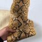 Real snake leather, genuine snakeskin hides, long and wide python leather for crafts of thick 0,7mm(2 oz)