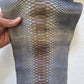 Genuine snake leather, real snakeskin hide, long and wide python leather for crafts of thick 0,7mm(2 oz)