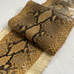 Real snake leather, genuine snakeskin hides, long and wide python leather for crafts of thick 0,7mm(2 oz)