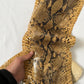 Real snake leather, genuine snakeskin hides, long and wide python leather for crafts of thick 0,7mm(2 oz)