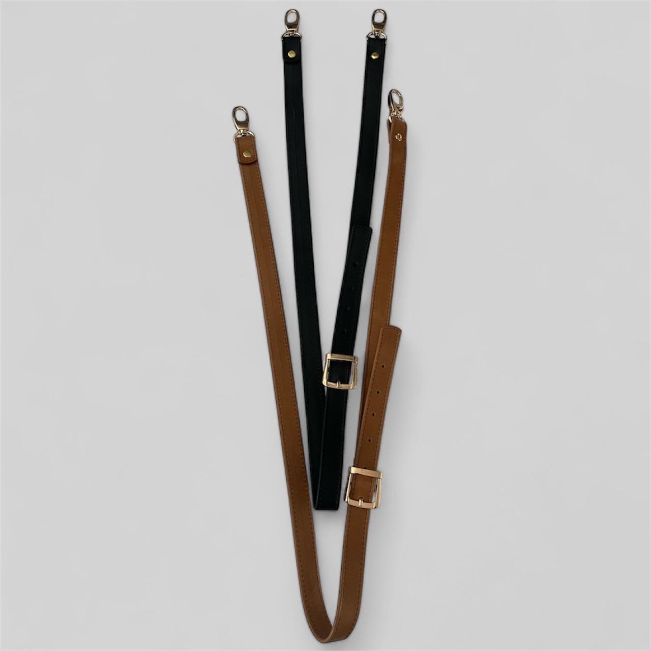 Replacement Leather bag Strap for Crossbody Bag, Adjustable 2.3cm(0,9") Purse Strap, Shoulder Leather Handles for Bags with a buckle.