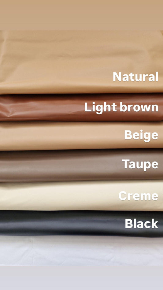 Cow leather for lining, genuine cow lining leather sheets of thickness 0,9mm (2 1/2 oz)