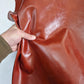 Cow leather for crafts, Genuine cowhide leather skin, crunchy and soft of thick 1,2mm (3 oz)