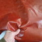 Cow leather for crafts, Genuine cowhide leather skin, crunchy and soft of thick 1,2mm (3 oz)