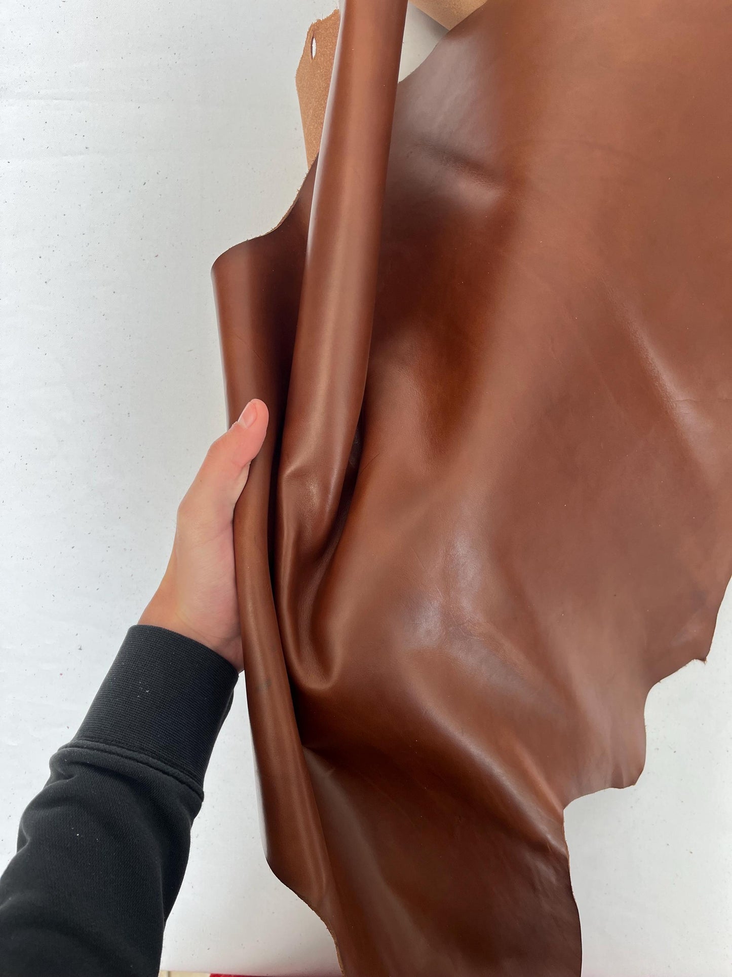 Cow full vegetable Leather, Genuine cowhide veg tan Leather for crafts and tooling, thickness 1,4mm( 3 oz)