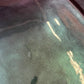 Sheep nappa leather, lambskin metallic iridescent patent leather for crafts thick 1,0mm (2,5 oz)