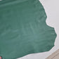 Sheep leather color viridian green, genuine Nappa lambskin leather for crafts, thick. 1,0mm (2 1/2oz)