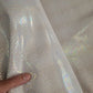 Sheep leather col. white rainbow, iridescent glossy snake printed leather for crafts, thick 1,0mm (2,5 oz)