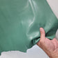 Sheep leather color viridian green, genuine Nappa lambskin leather for crafts, thick. 1,0mm (2 1/2oz)
