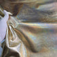 Iridescent metallic soft Cow Leather: Rainbow effect, thick 1.1mm( 3 oz)