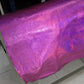 Iridescent metallic soft Cow Leather: Rainbow effect, thick 1.1mm( 3 oz)