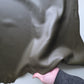 Dark Olive Green Sheep Leather for Crafts: Large Sheepskin Hide