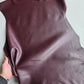 Bordeaux Sheep Leather for Crafts: Soft Nappa Lambskin Leather Hide