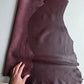 Bordeaux Sheep Leather for Crafts: Soft Nappa Lambskin Leather Hide