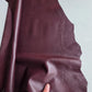 Bordeaux Sheep Leather for Crafts: Soft Nappa Lambskin Leather Hide