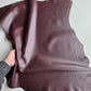 Bordeaux Sheep Leather for Crafts: Soft Nappa Lambskin Leather Hide