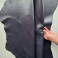 Dark Blue Lambskin Leather: Soft Large Sheep Leather for Crafts