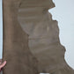 Color Taupe sheepskin hide: Soft Genuine Leather for Crafts
