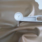 Color Taupe sheepskin hide: Soft Genuine Leather for Crafts