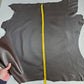 Warm Brown Sheep Leather for crafts: Soft sheepskin hide