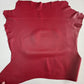 Ferrari Red Sheep Leather for crafts: Soft and Thick sheepskin hide