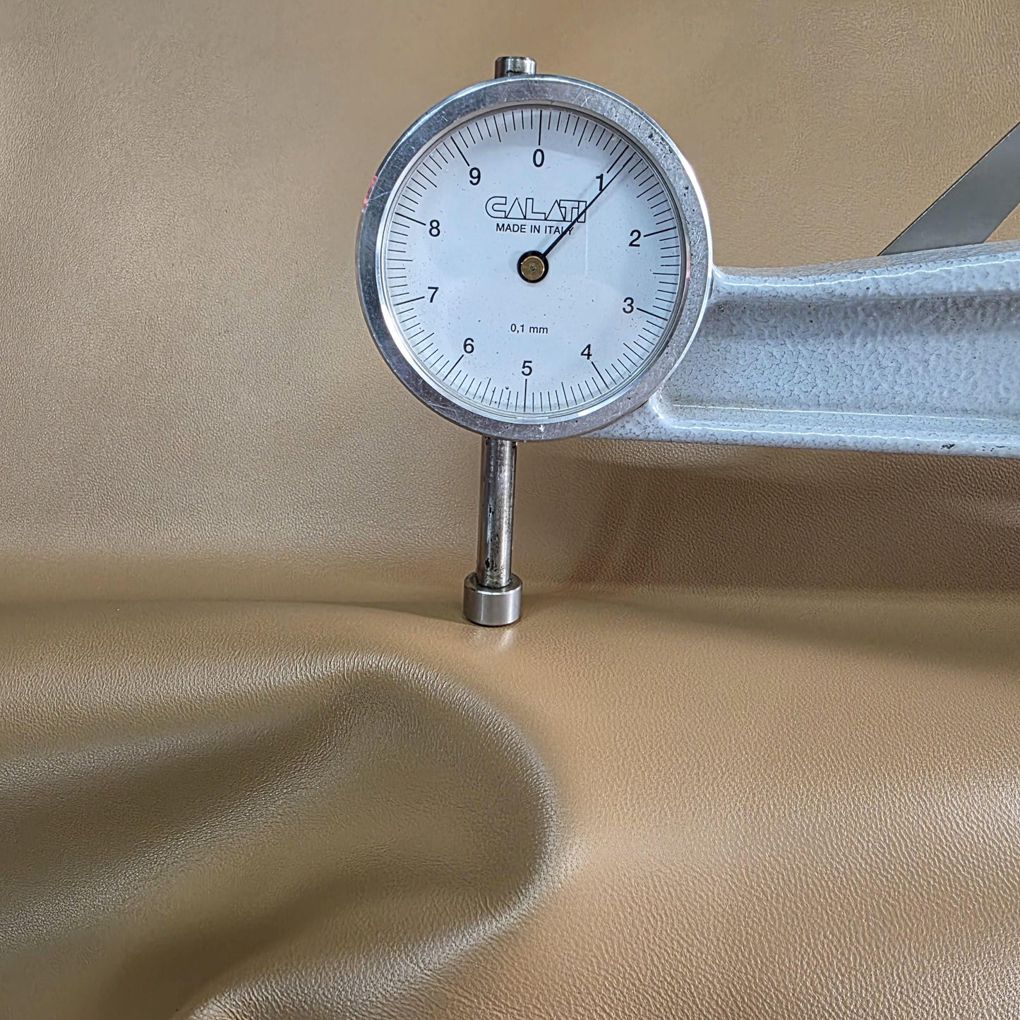 Dark Beige Sheep Leather for crafts: Soft and thick sheepskin hide