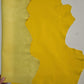 Color Yellow Sheep Leather for crafts: Soft, thick, and Large sheepskin hide