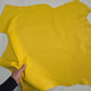 Color Yellow Sheep Leather for crafts: Soft, thick, and Large sheepskin hide