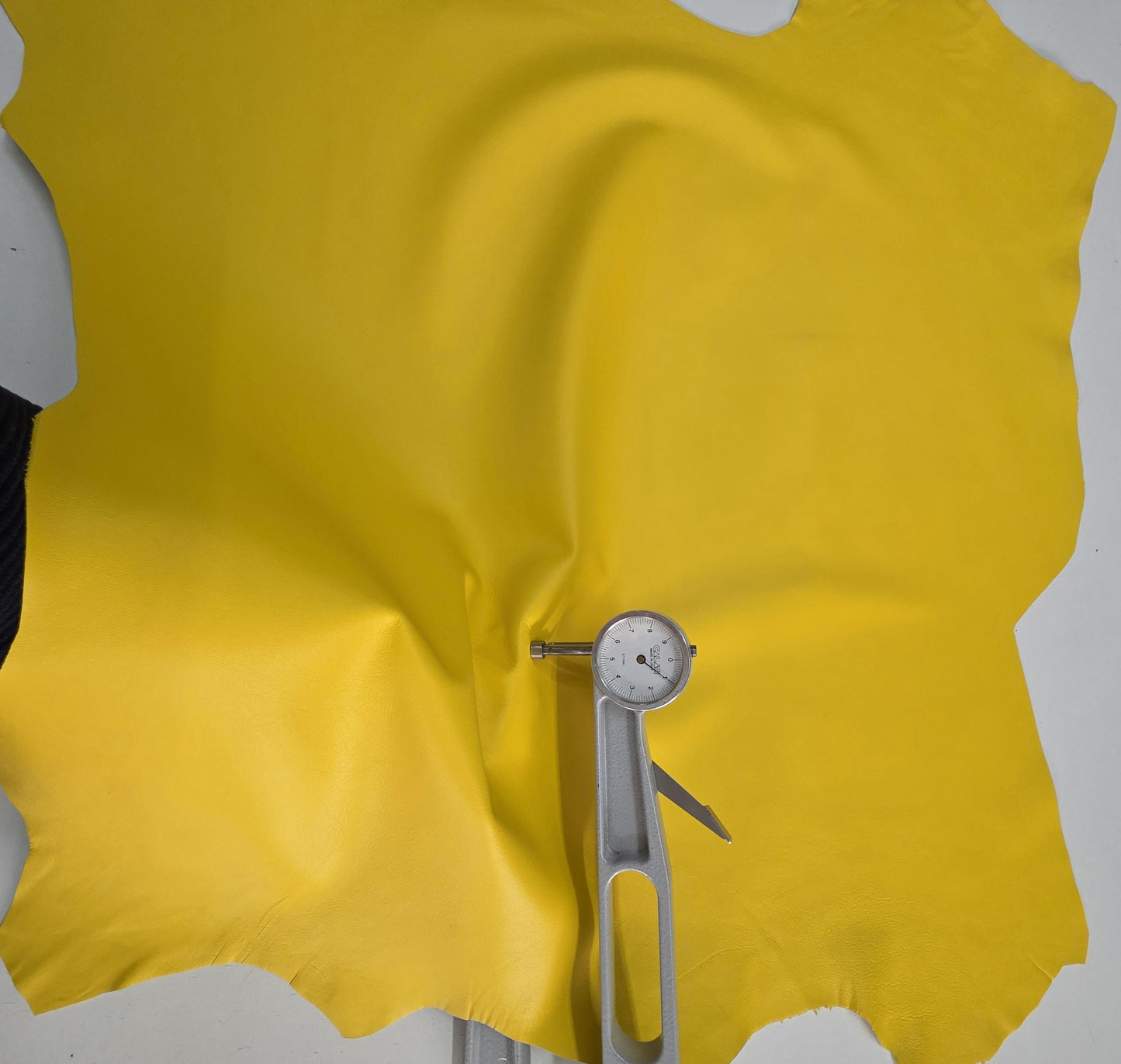 Color Yellow Sheep Leather for crafts: Soft, thick, and Large sheepskin hide
