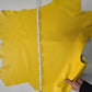 Color Yellow Sheep Leather for crafts: Soft, thick, and Large sheepskin hide