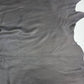 Black Milled Cow-Calf Leather: Soft Aniline Cowhide Skin (0.8mm 2 oz)
