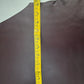 Burgundy Sheep Leather for crafts: Soft nappa sheepskin hide