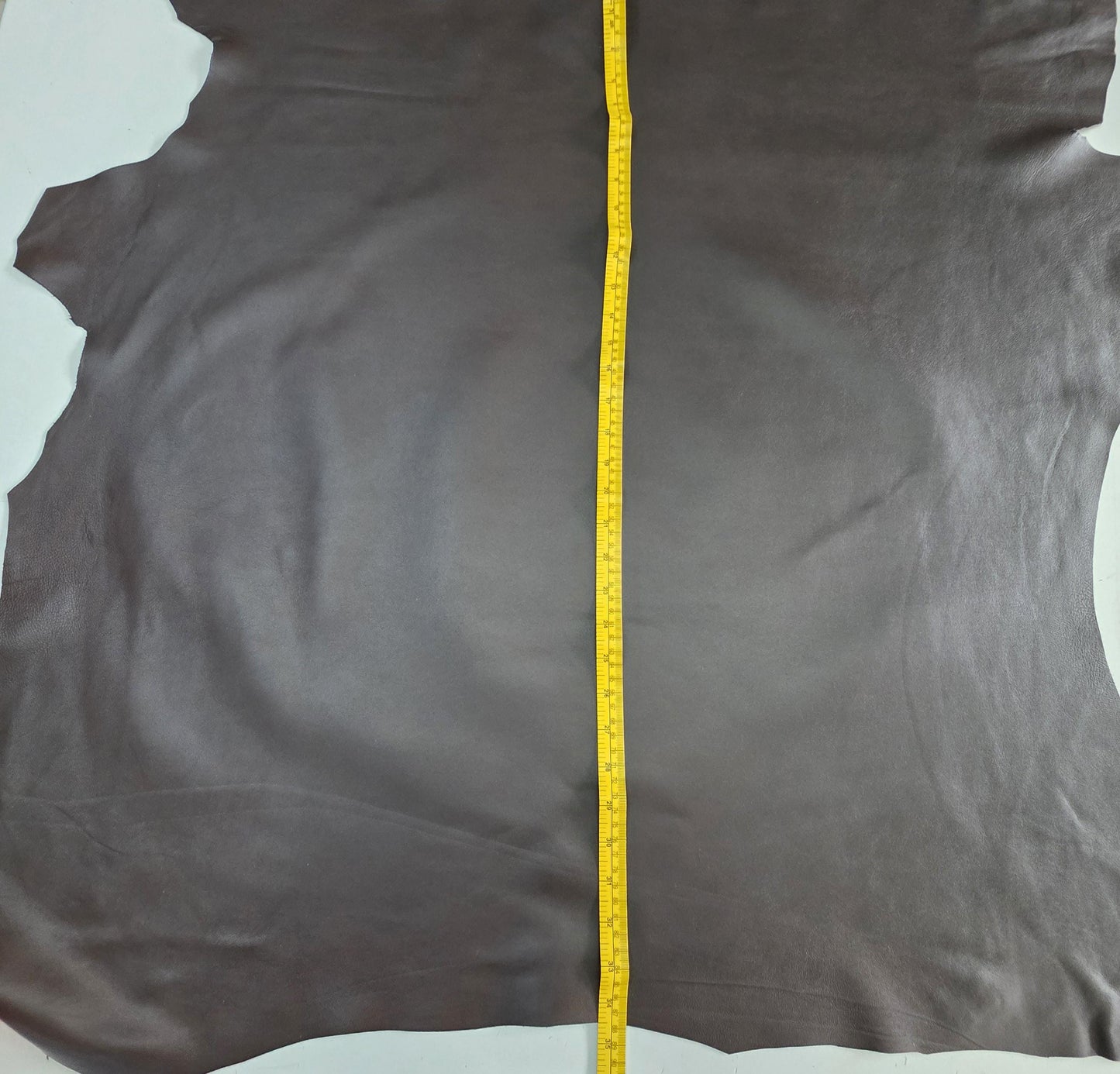 Warm Brown Sheep Leather for crafts: Soft sheepskin hide