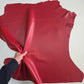 Ferrari Red Sheep Leather for crafts: Soft and Thick sheepskin hide
