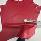 Ferrari Red Sheep Leather for crafts: Soft and Thick sheepskin hide